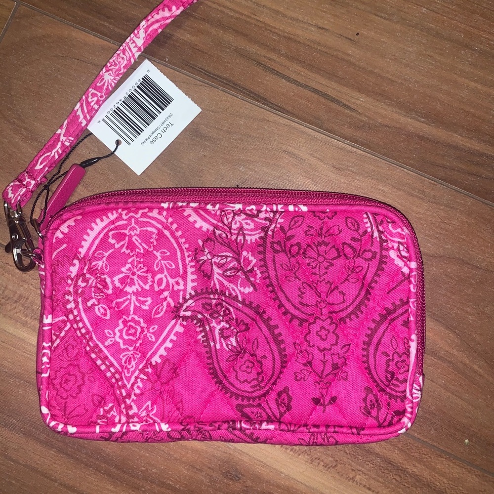 Pink Vera Bradley Wristlet